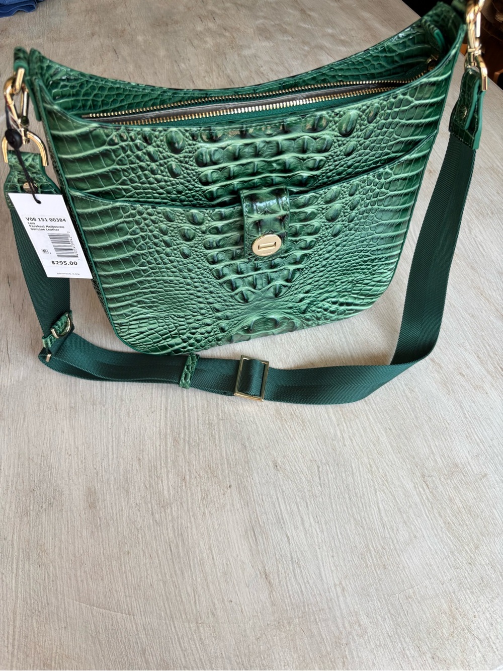Brahmin Leia Parakeet Melbourne Genuine Leather NWT